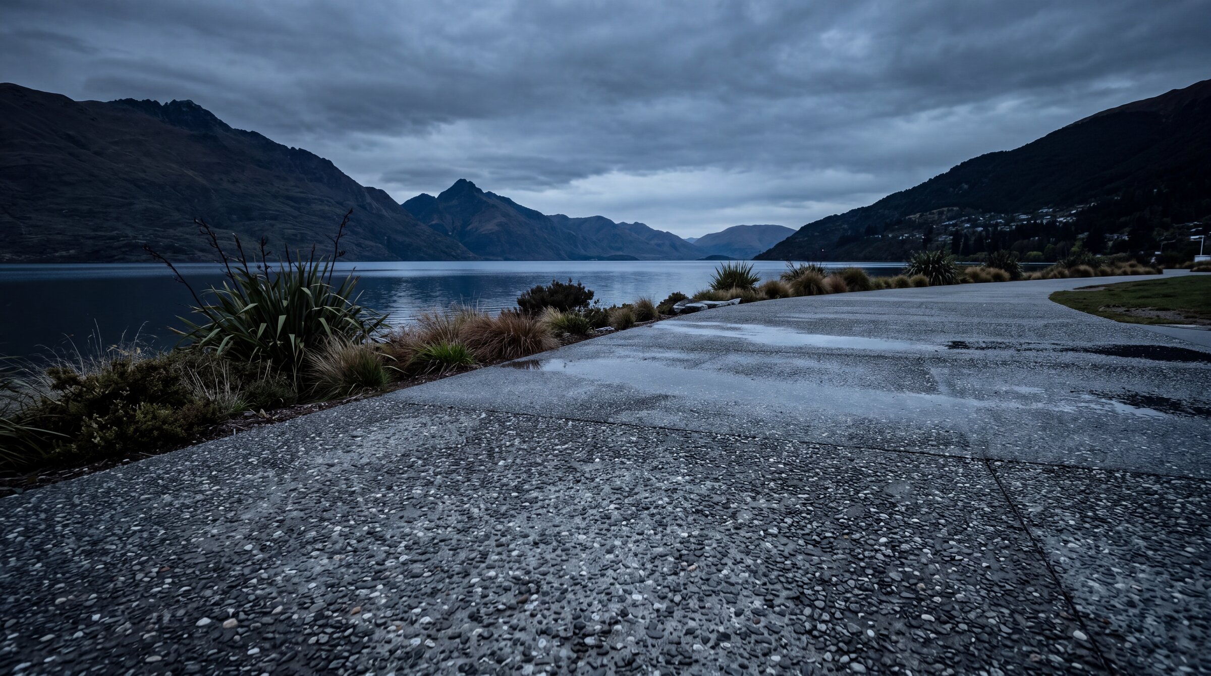 Heavy Exposure, 5mm plus concrete at Rotorua Lakefront, Rotorua